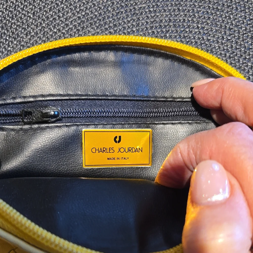 Charles Jourdan Woven  Leather  Crossbody Bag - Picture 2 of 2